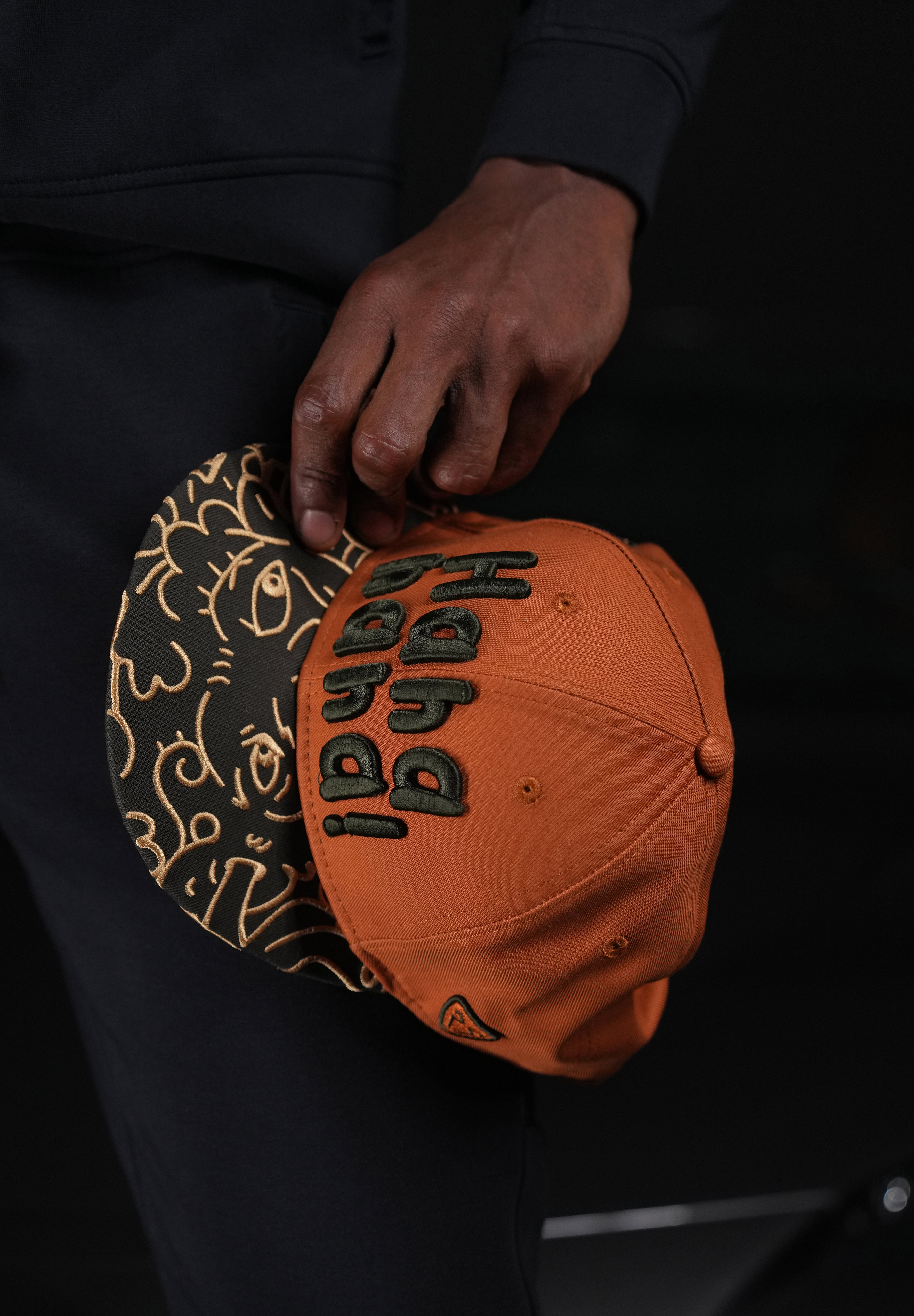 Snapback Cap - Art Collection - Doodle - Tan