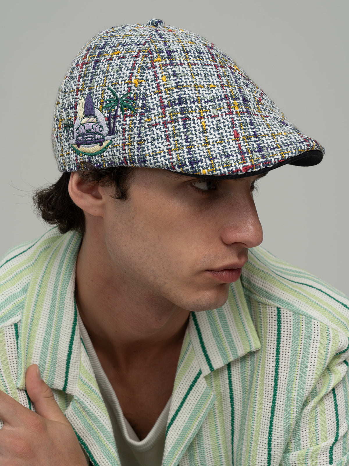 Casket Hat - City's Collection - Havana - White