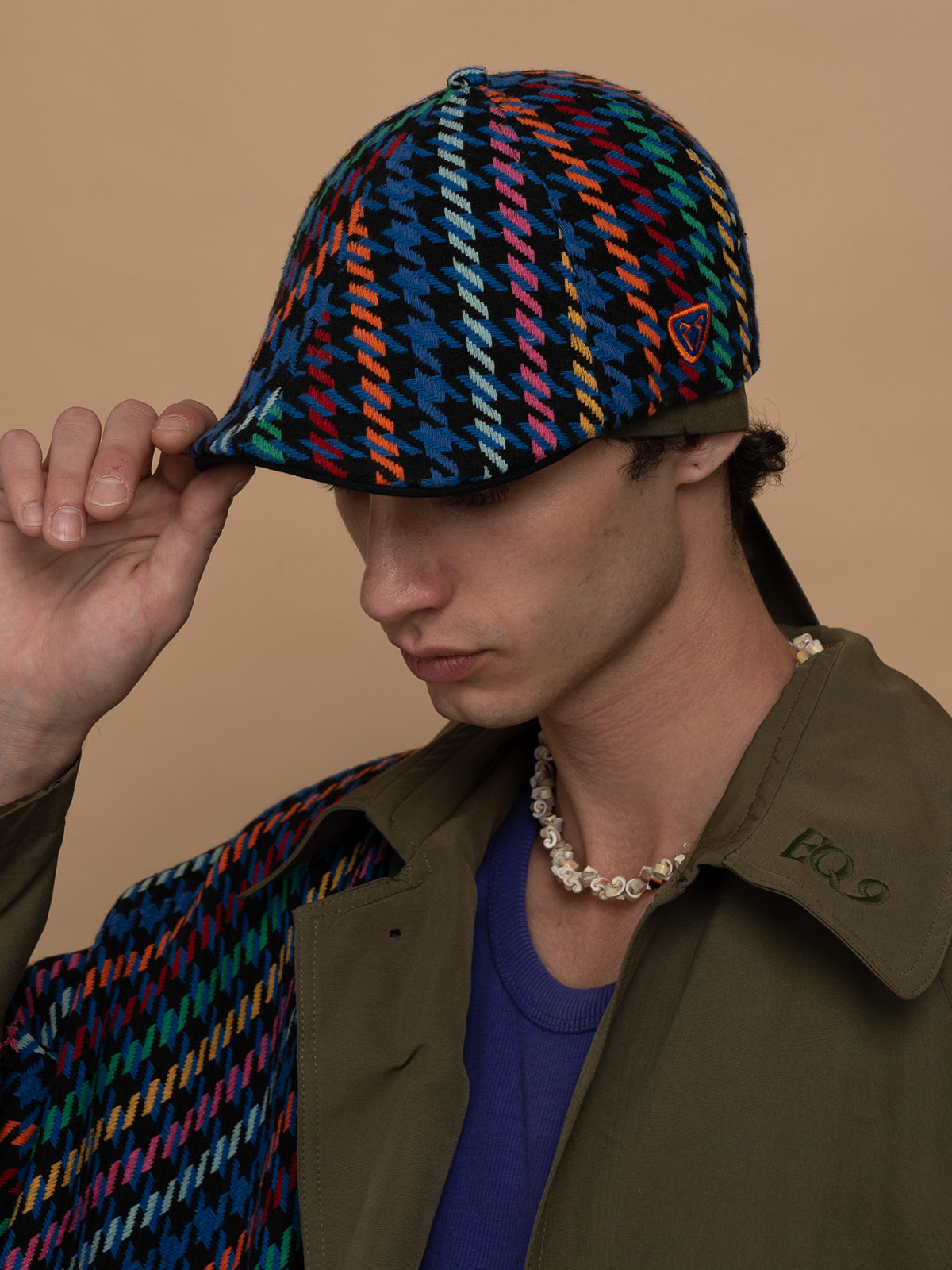 Casket Hat - City's Collection - Havana - Indigo
