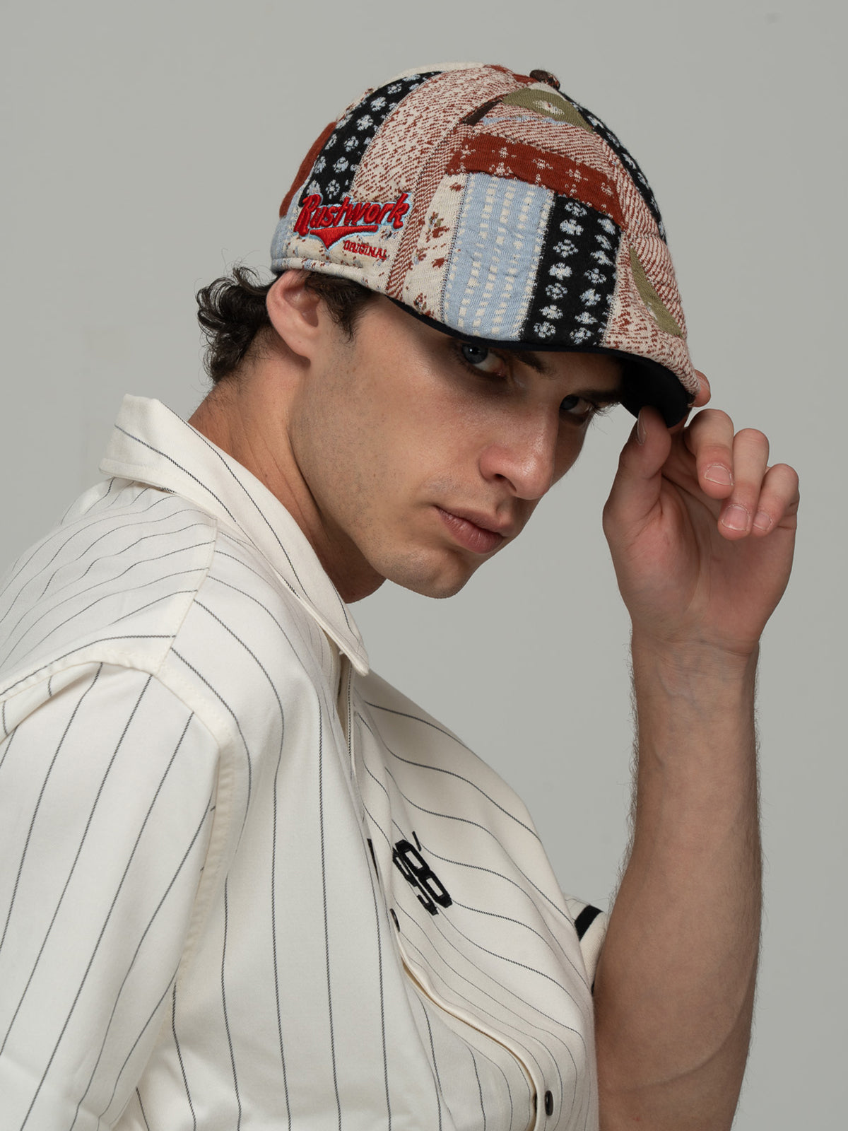 Casket Hat - Gypsy Collection - Rustwork - Multicolor