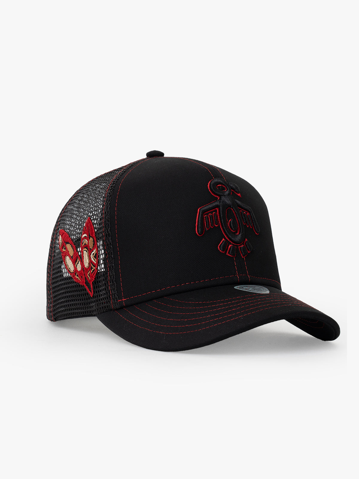 Baseball Cap - The Indians Collection - Red Indian - Black/Red
