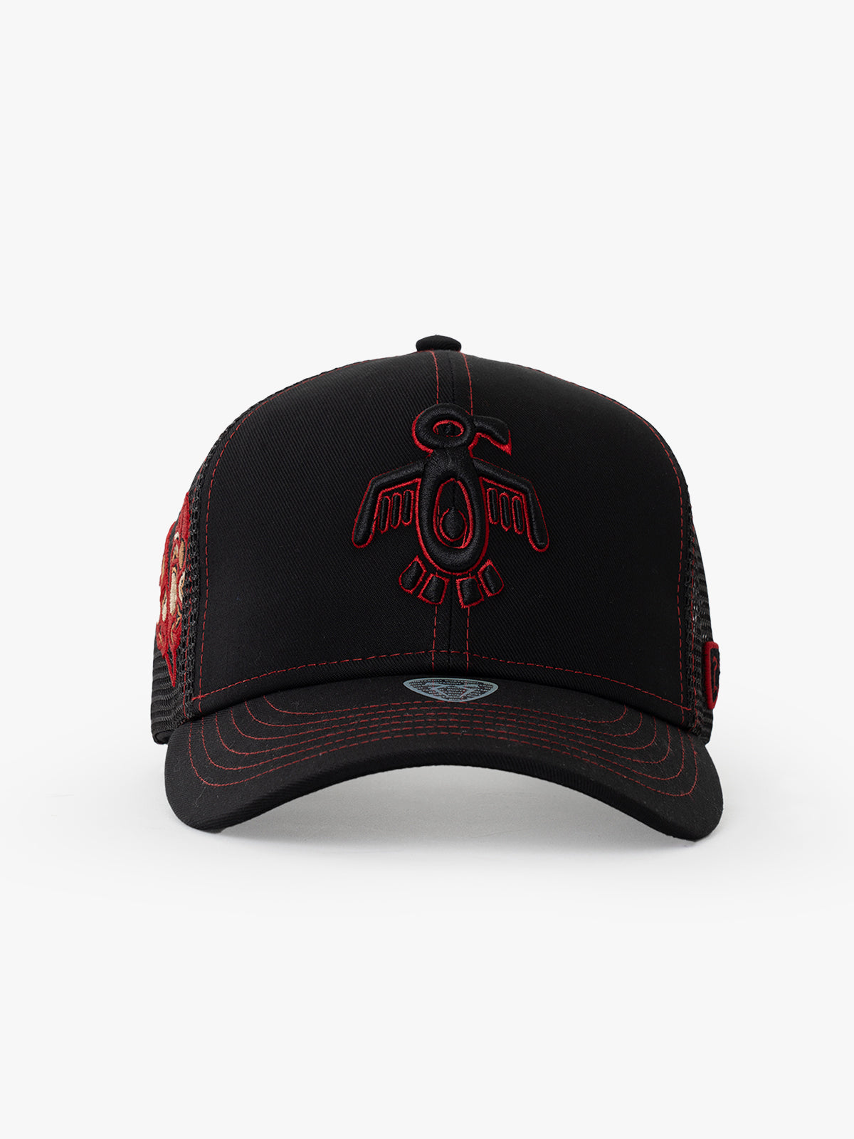Baseball Cap - The Indians Collection - Red Indian - Black/Red