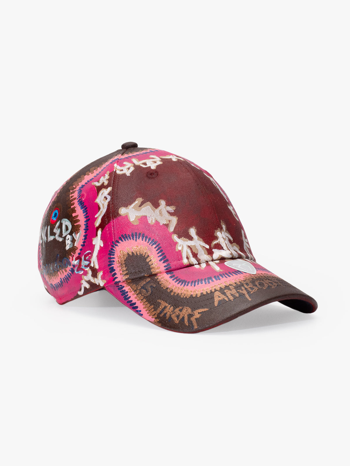 Baseball Cap - Art Collection - Upcycling - Burgundy