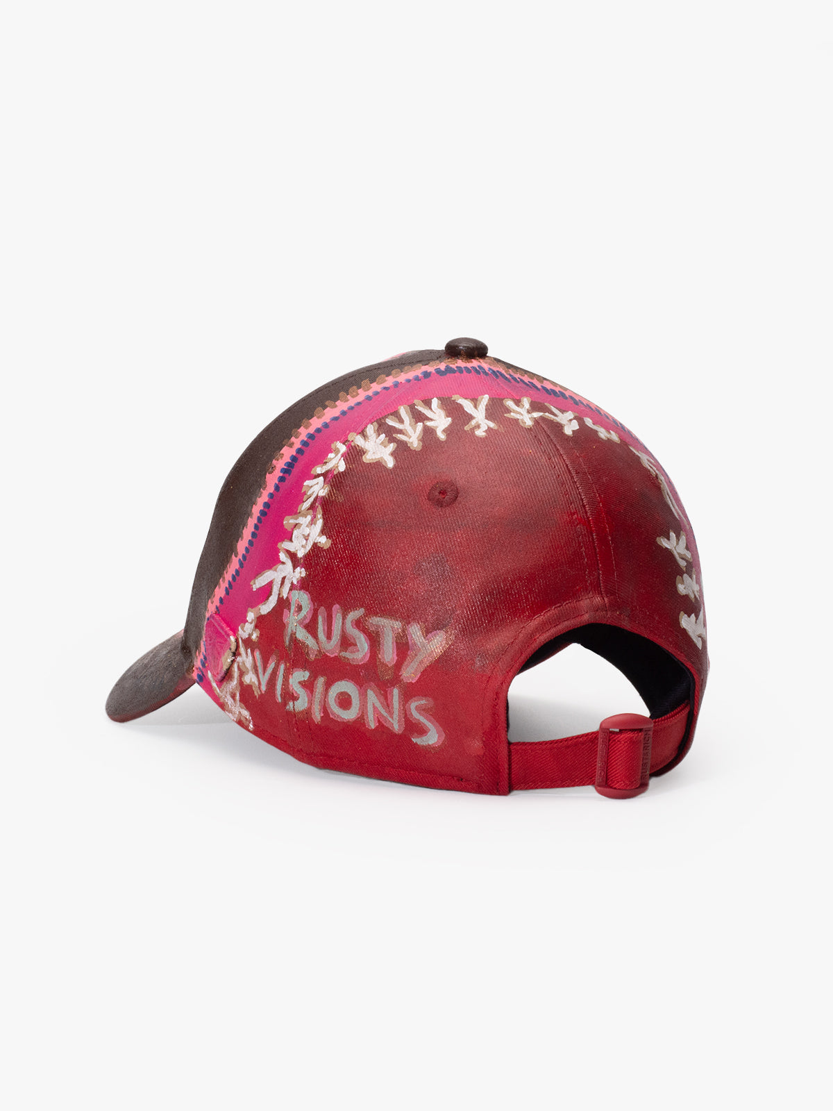 Baseball Cap - Art Collection - Upcycling - Burgundy