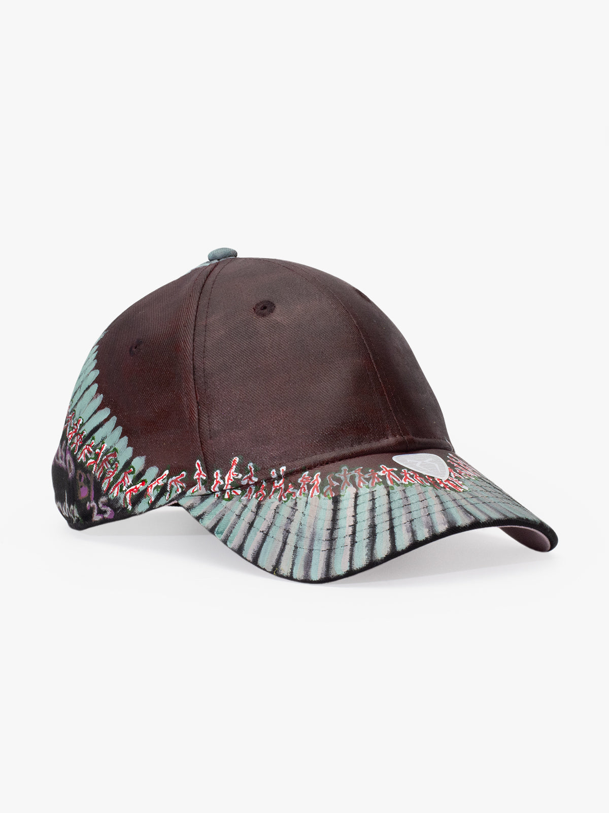 Baseball Cap - Art Collection - Upcycling - Brown