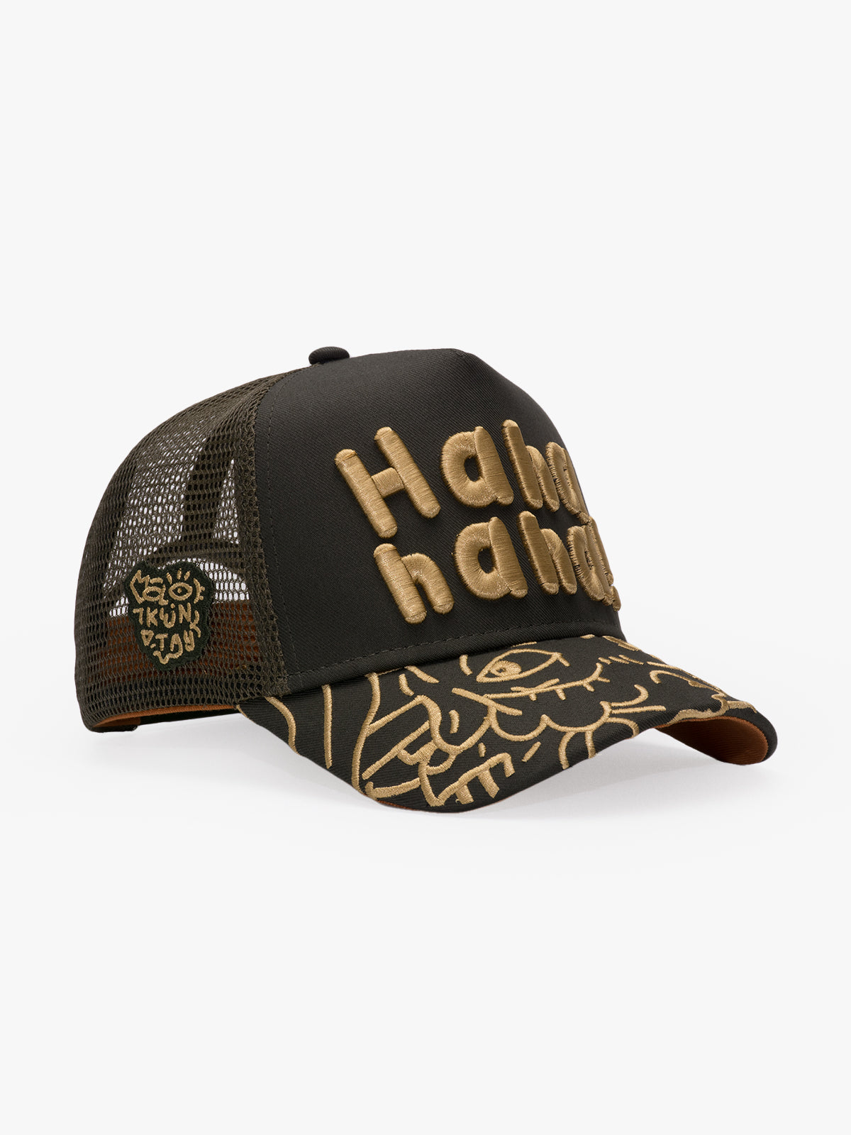 Trucker Hat - Art Collection - Doodle - Khaki