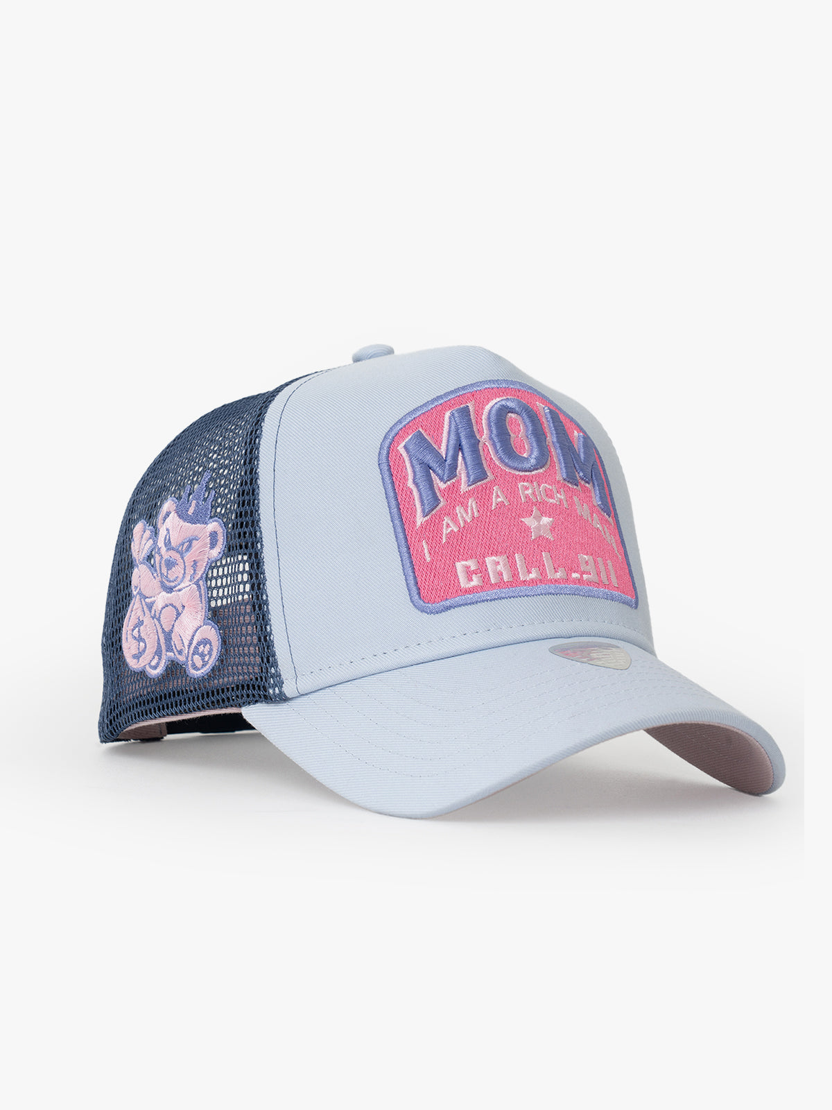 Trucker Hat - Motto Collection - Mom - Blue