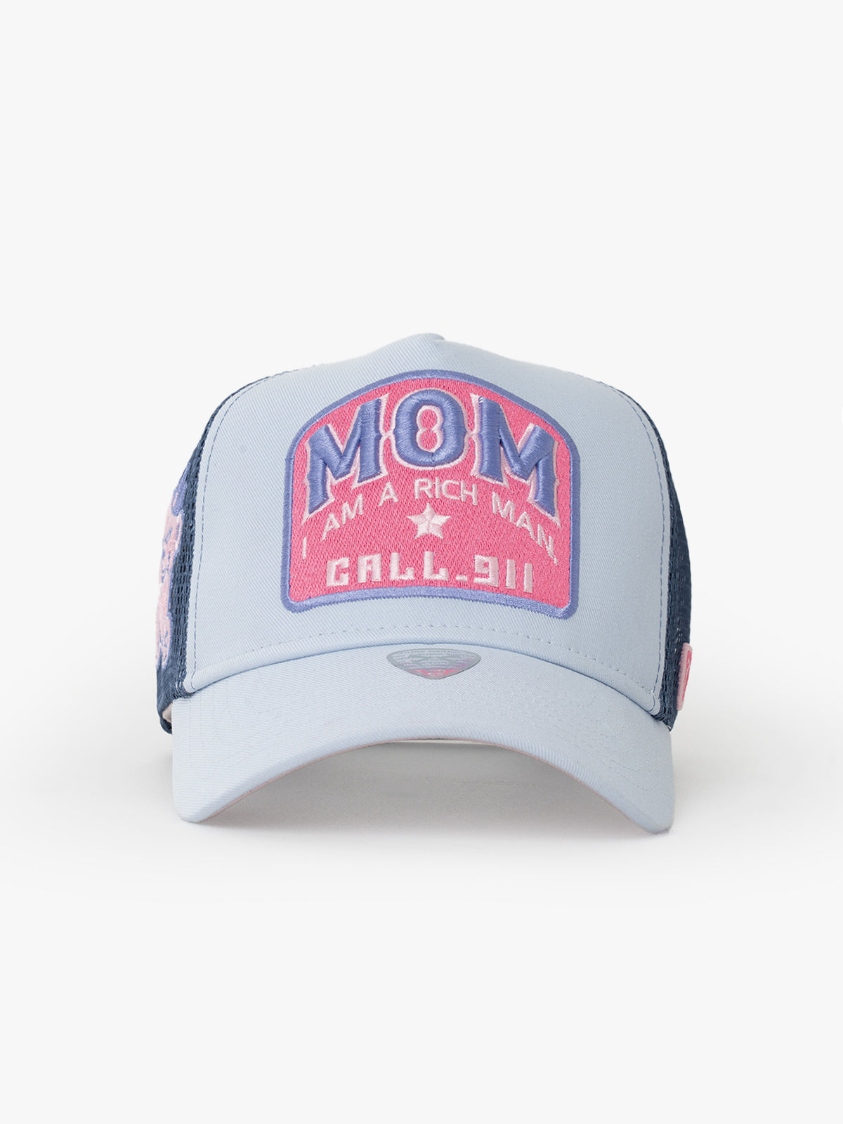 Trucker Hat - Motto Collection - Mom - Blue