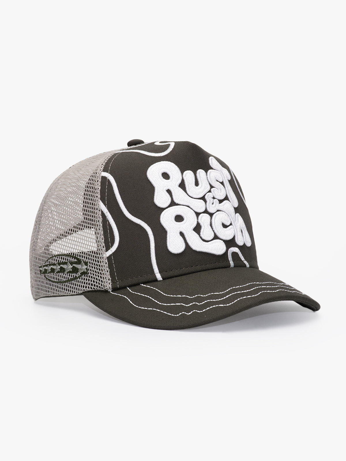 Trucker Hat - Curved Visor - Urban Collection - Line - Haki