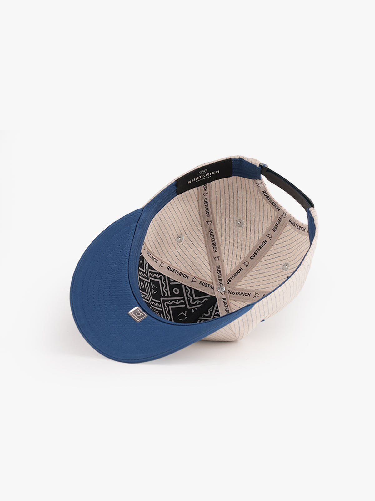 Trucker Hat - Curved Visor - Urban Collection - Contrast - Beige/Blue