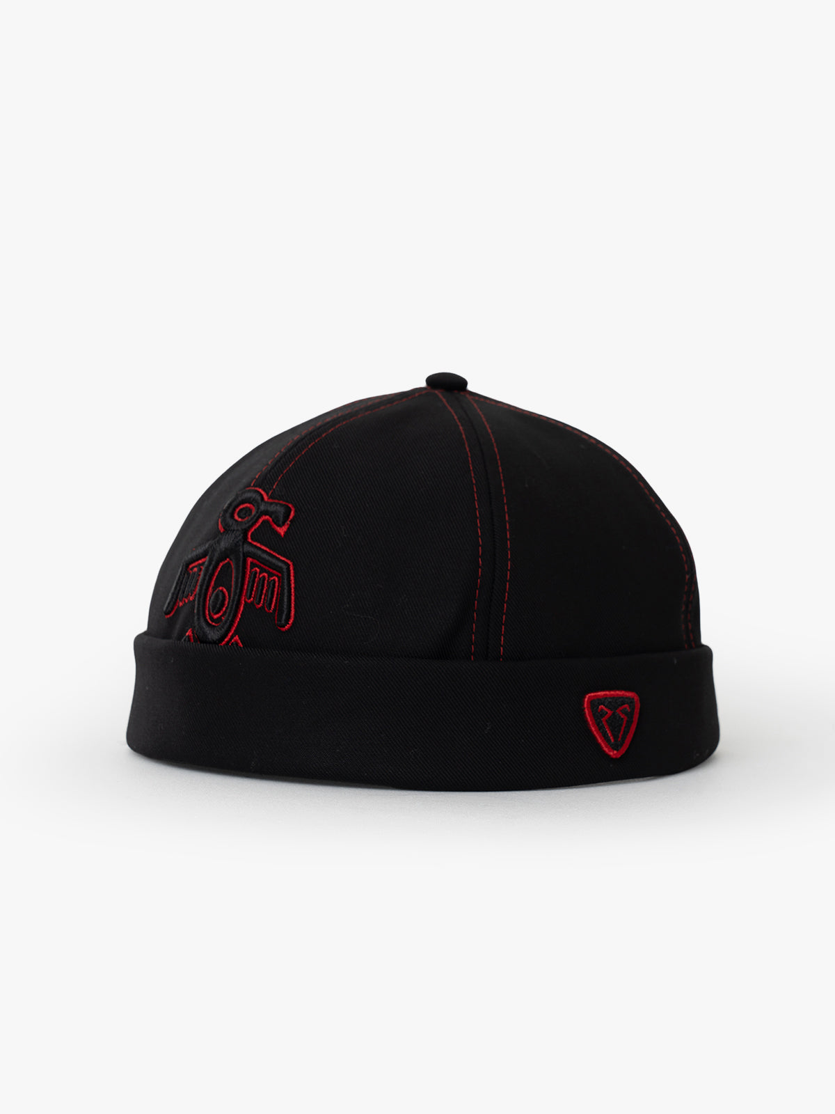 Docker Hat - Symbols Collection - Red Indian - Siyah/Kırmızı