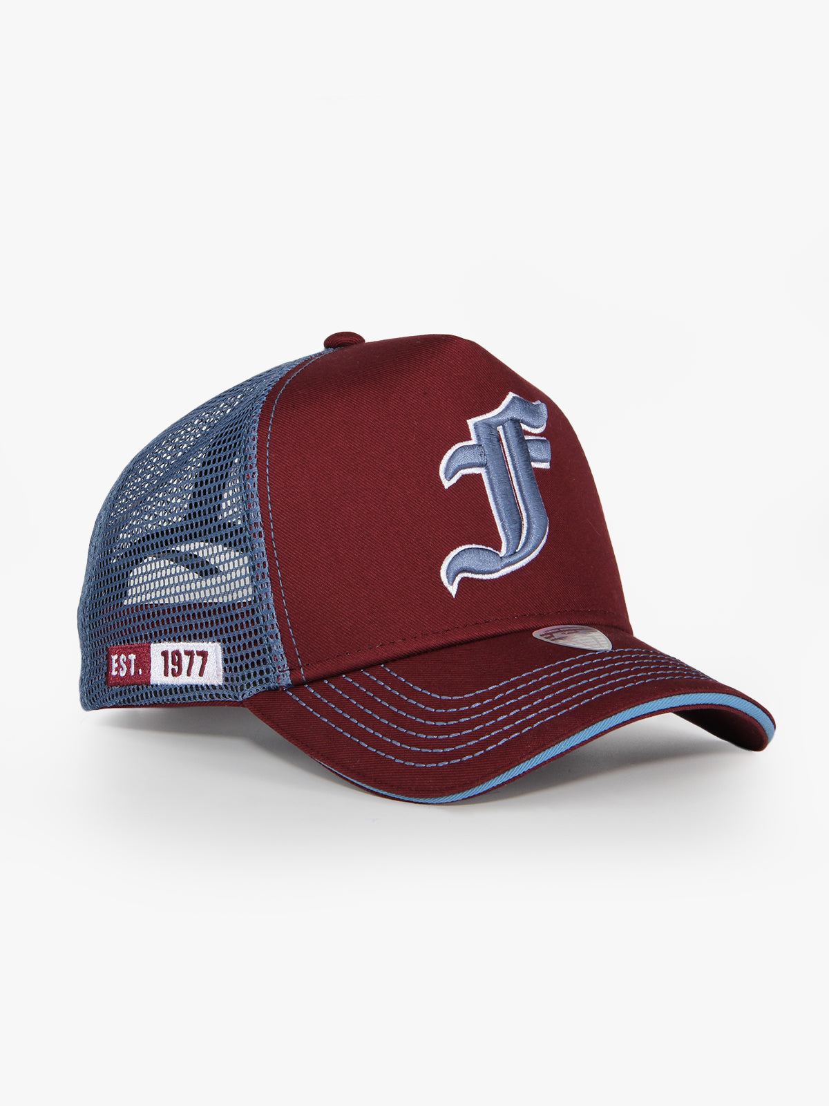 Trucker Hat - Name Collection - Custom Made - Bordo/Mavi