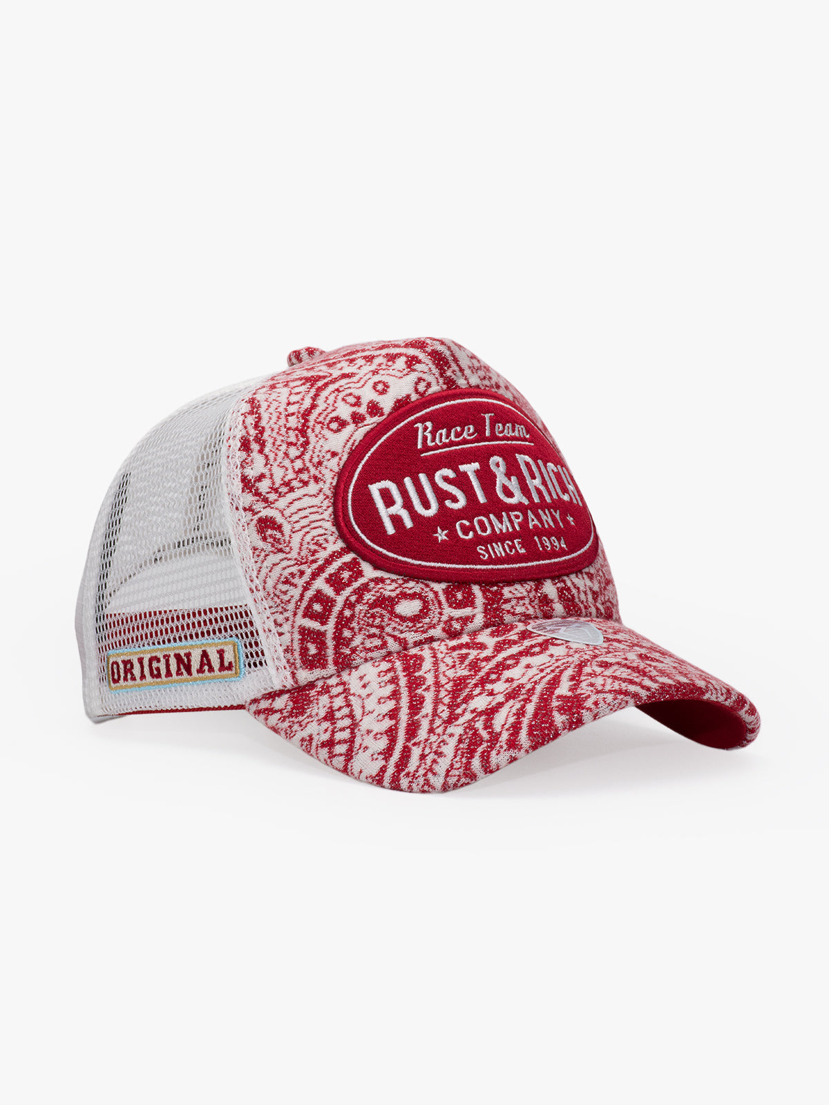 Trucker Hat - Premium Collection - Vintage Race - Burgundy
