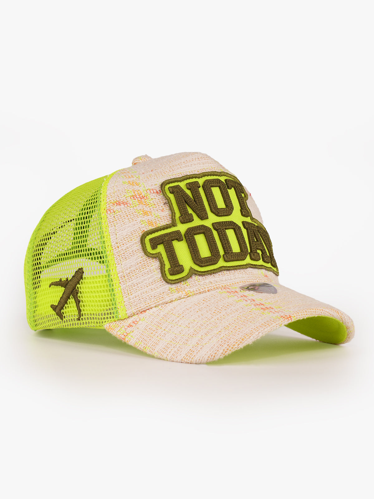 Trucker Hat - Urban Collection - Not Today - Neon Green - 3