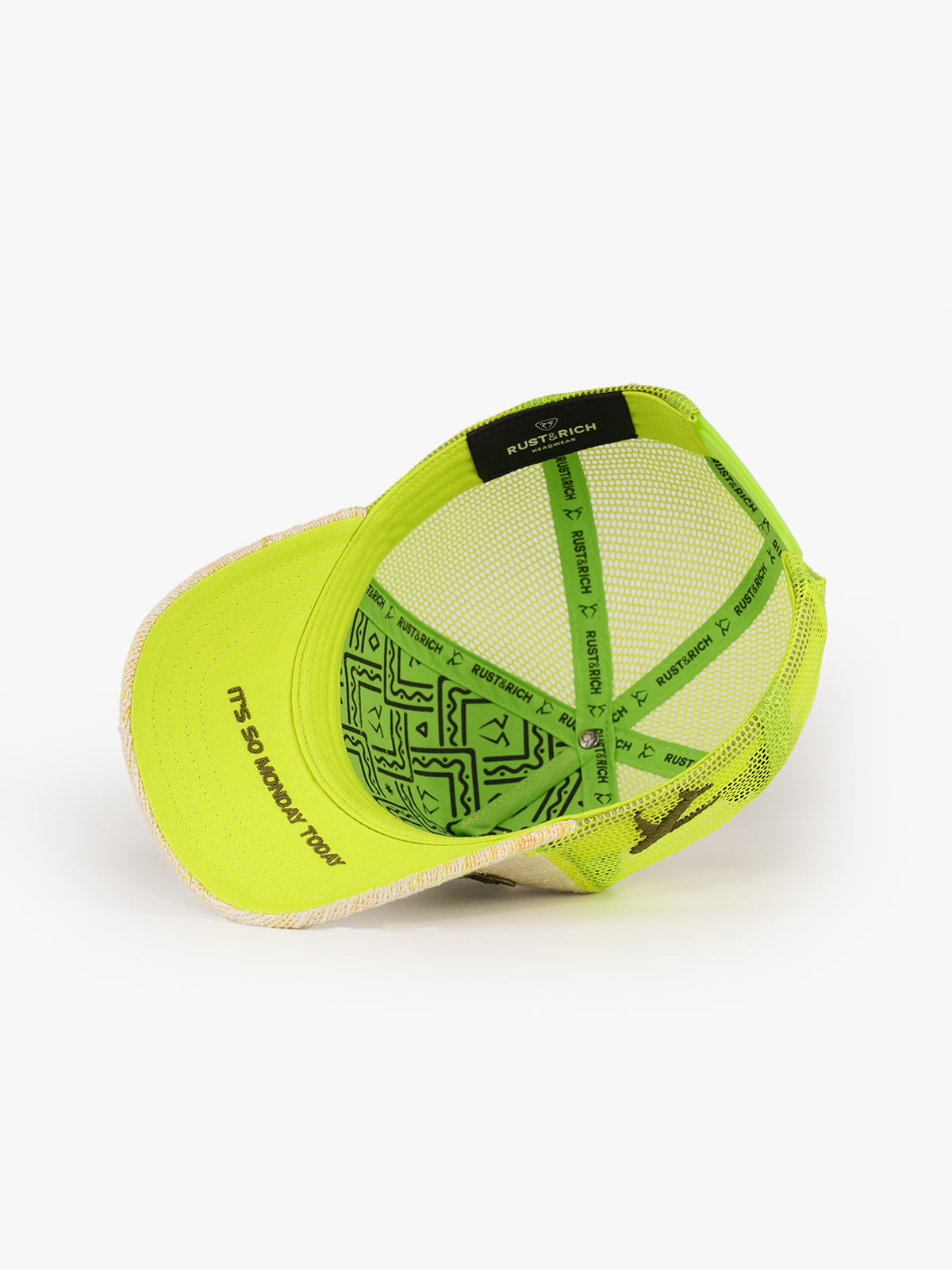Trucker Hat - Urban Collection - Not Today - Neon Green - 4