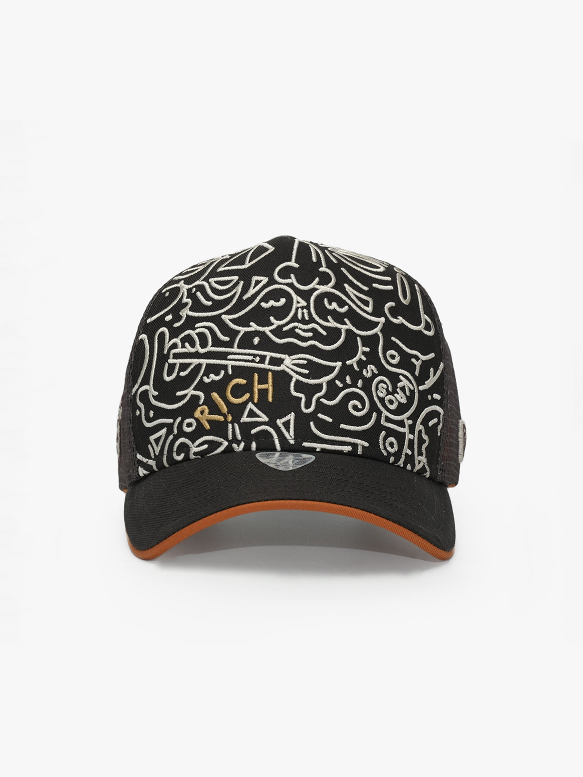 Trucker Şapka - Doodle - Kahverengi
