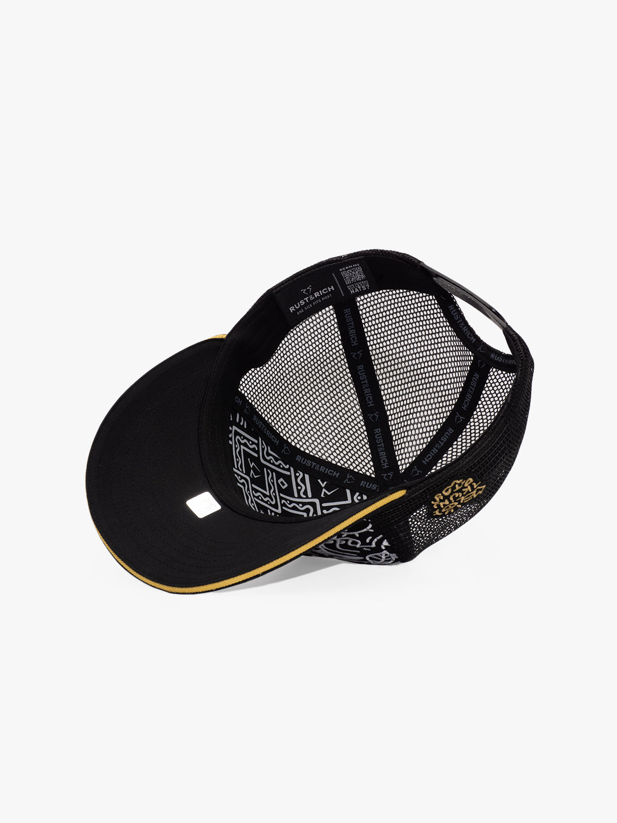 Baseball Cap - Curved Visor - Art Collection - Doodle Monkey - Black