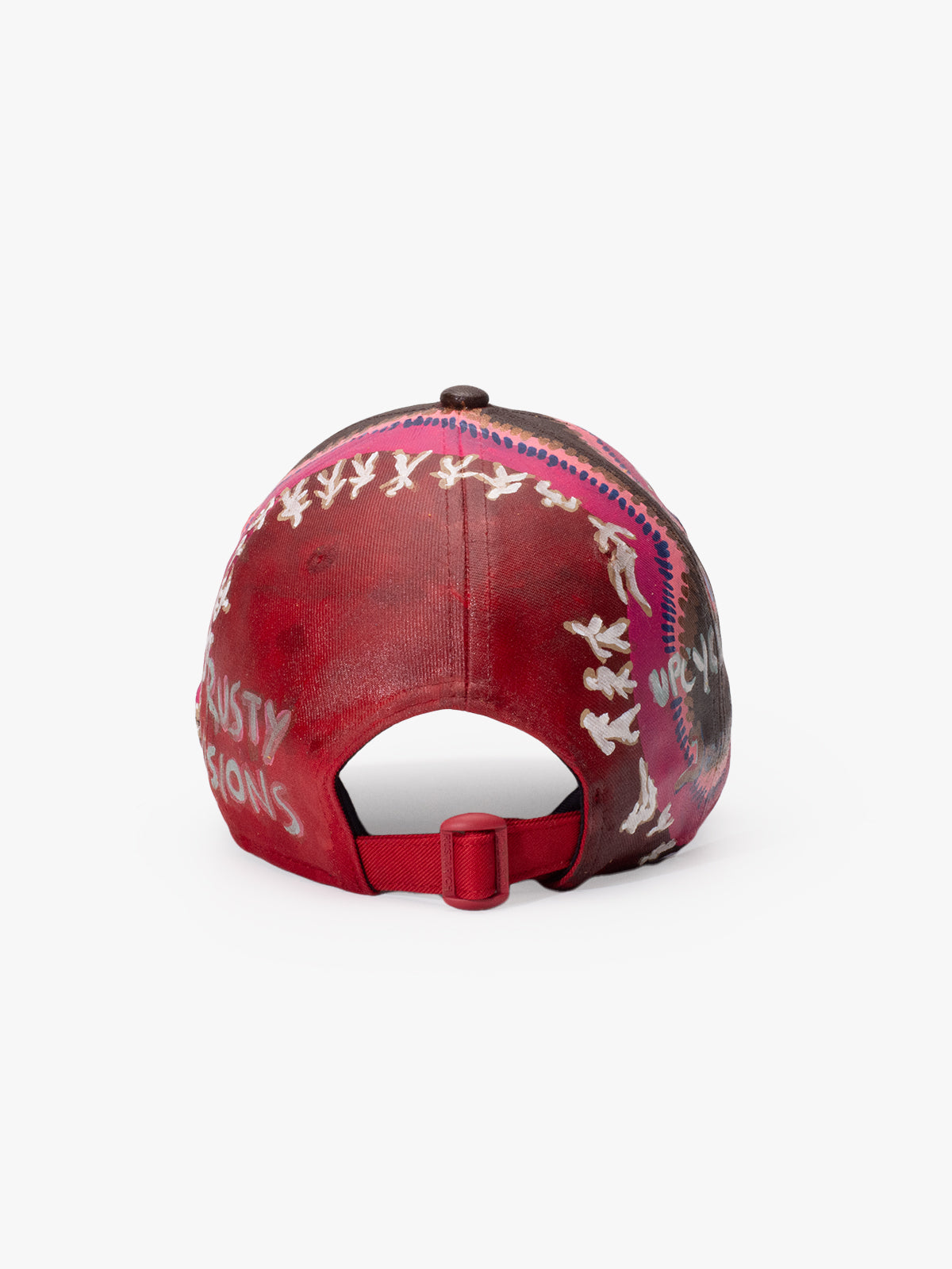 Baseball Cap - Art Collection - Upcycling - Burgundy