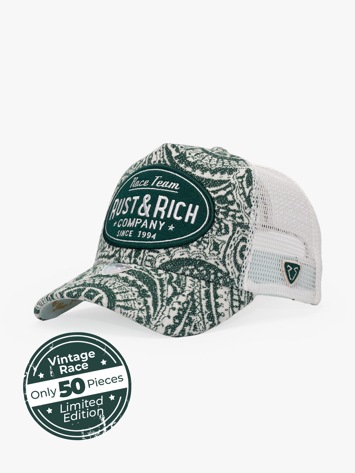 Trucker Hat - Premium Collection - Vintage Race - Green