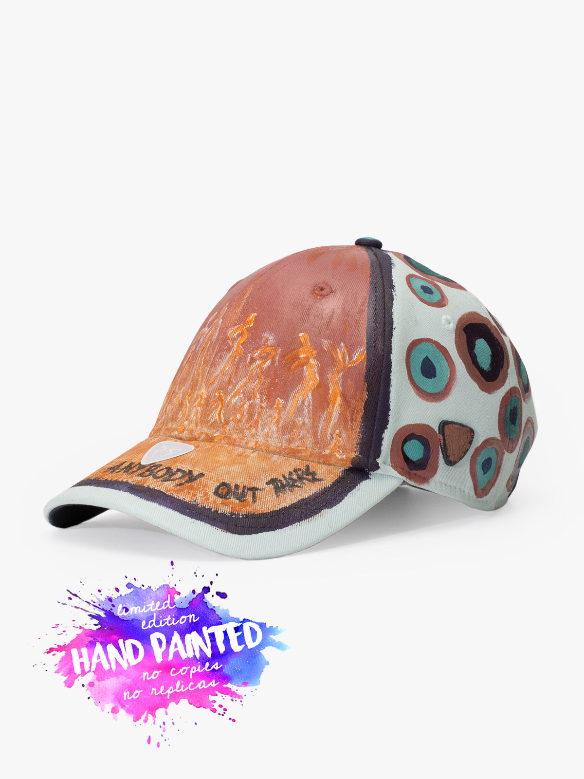 Baseball Cap - Art Collection - Upcycling - Mint Green