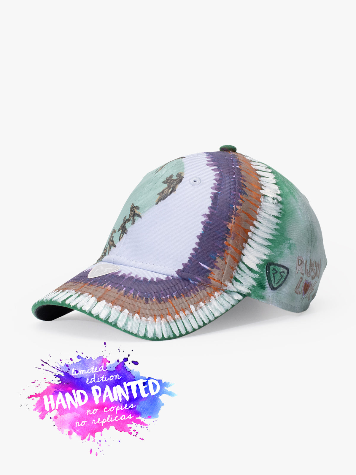 Baseball Cap - Art Collection - Upcycling - Mint Green