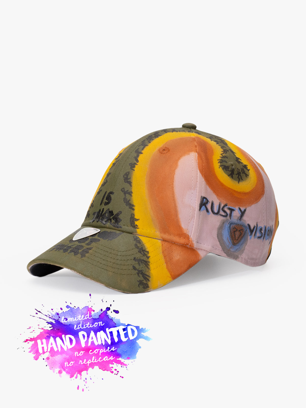 Baseball Cap - Art Collection - Upcycling - Khaki