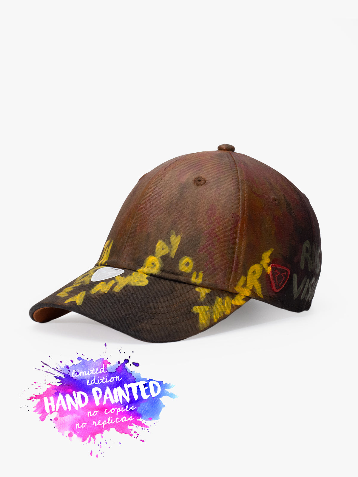 Baseball Cap - Art Collection - Upcycling - Brown