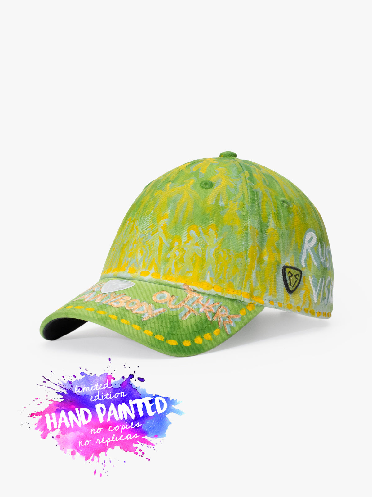 Baseball Cap - Art Collection - Upcycling - Green