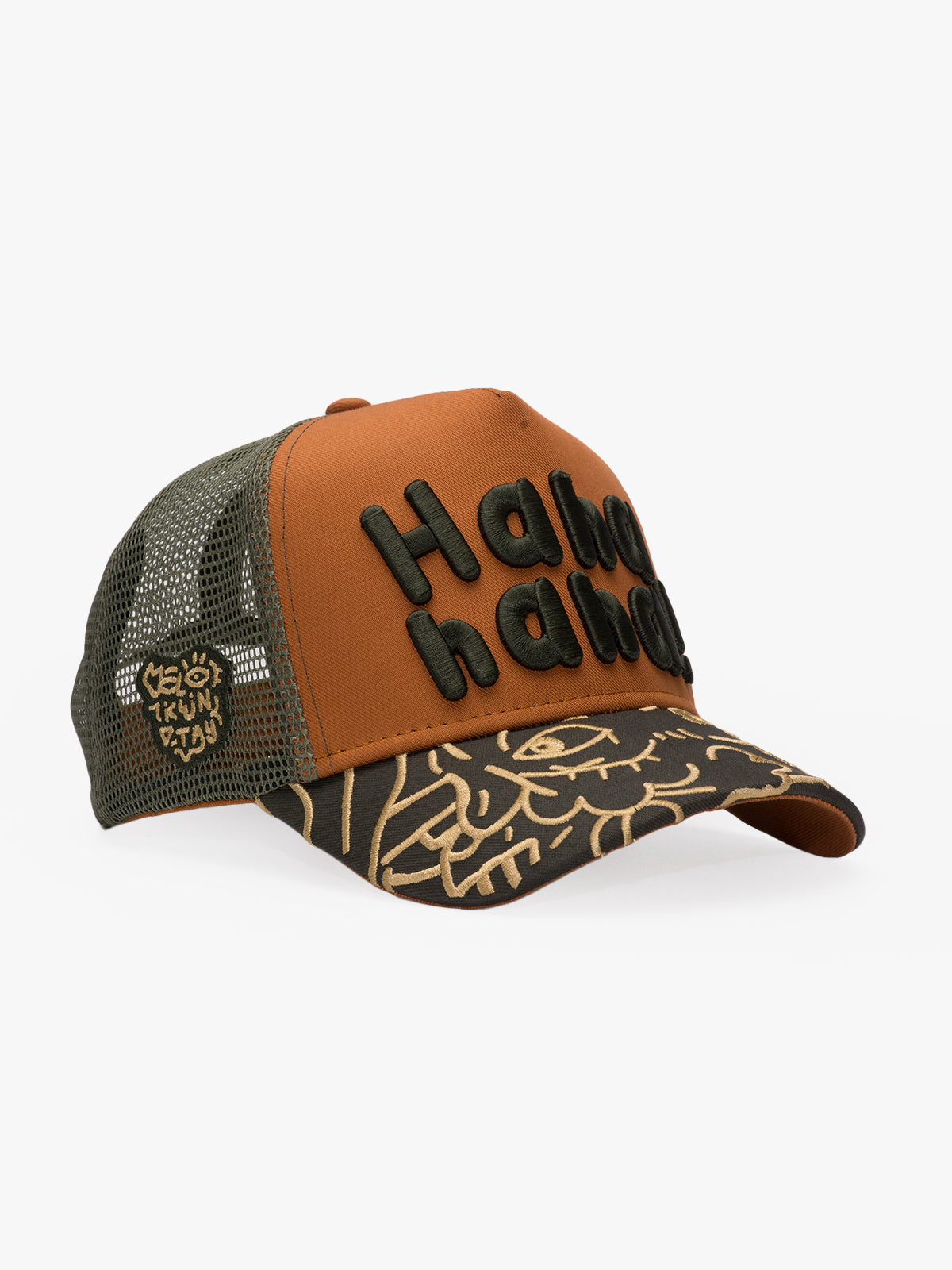 Trucker Hat - Art Collection - Doodle - Tan
