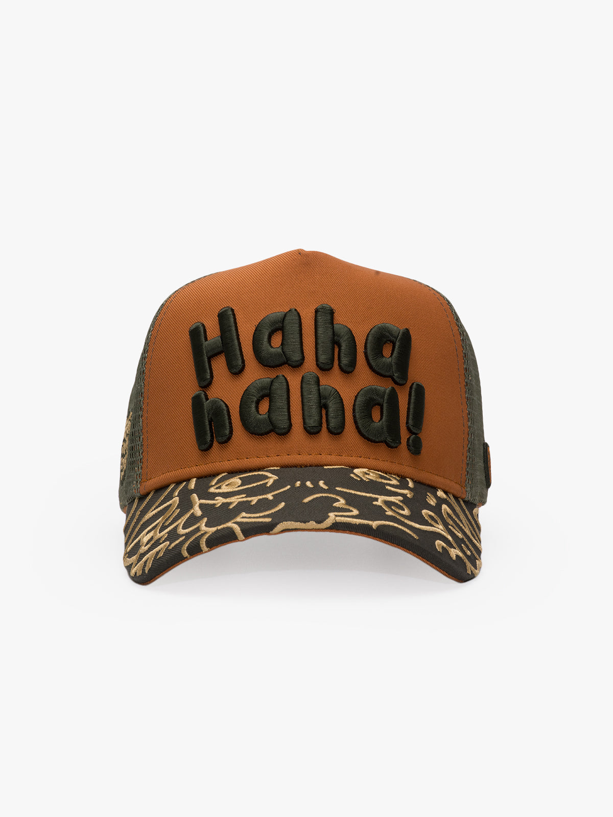 Trucker Hat - Art Collection - Doodle - Tan