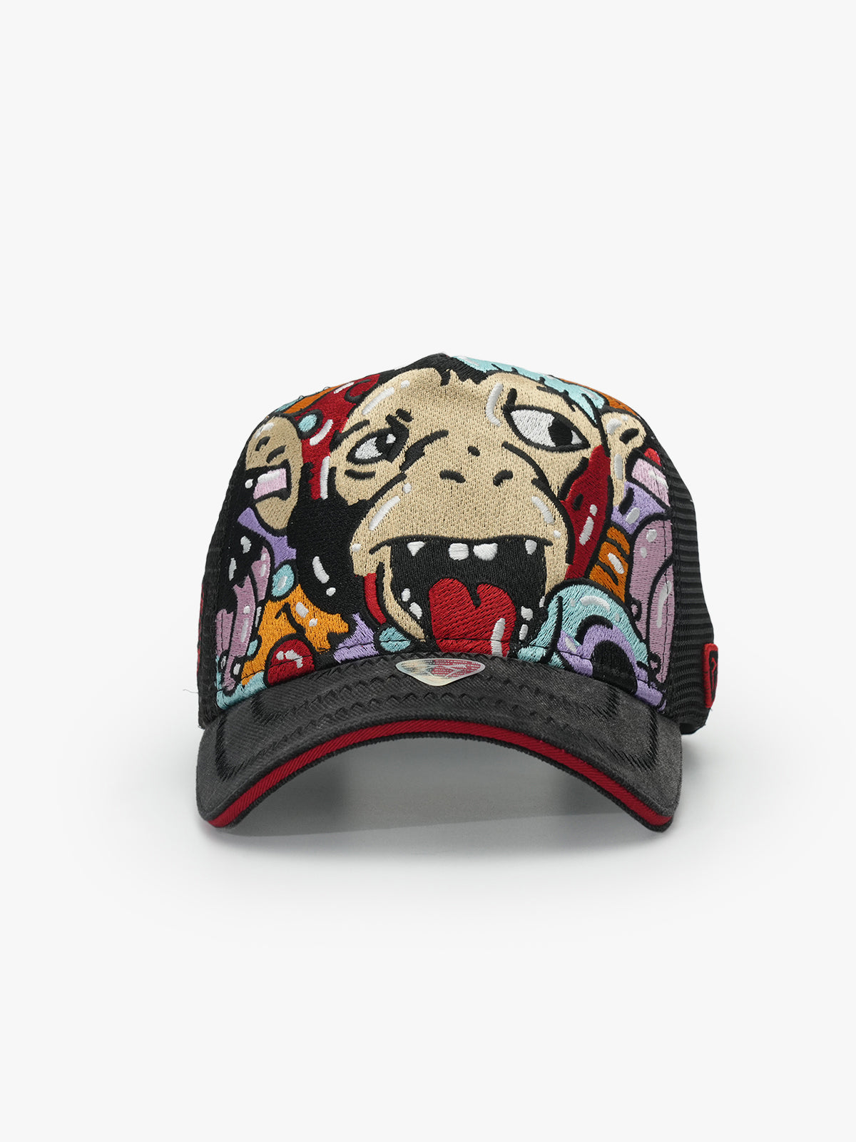 Trucker Şapka - Doodle - Siyah