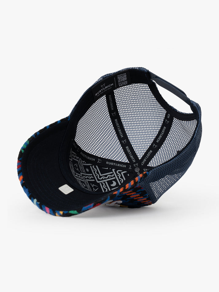 Trucker Şapka - Havana - İndigo – RUST&RICH Headwear | SINCE 1994