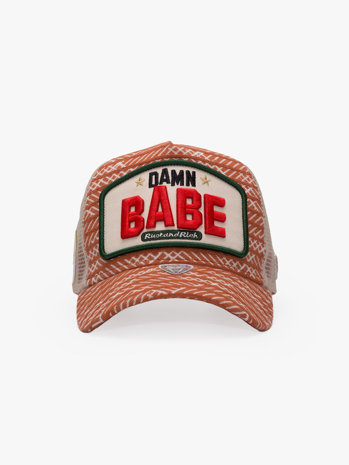 Trucker Şapka - Damn Babe - Kiremit