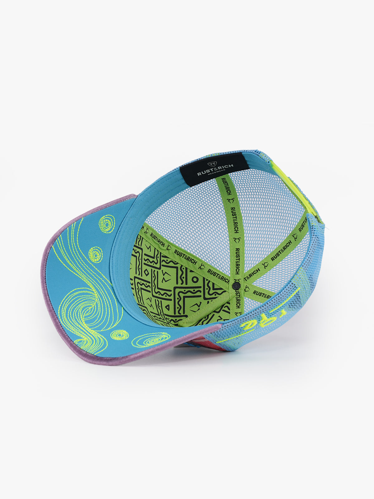 Trucker Hat - Art Collection - Frida - Pink/Blue - 5