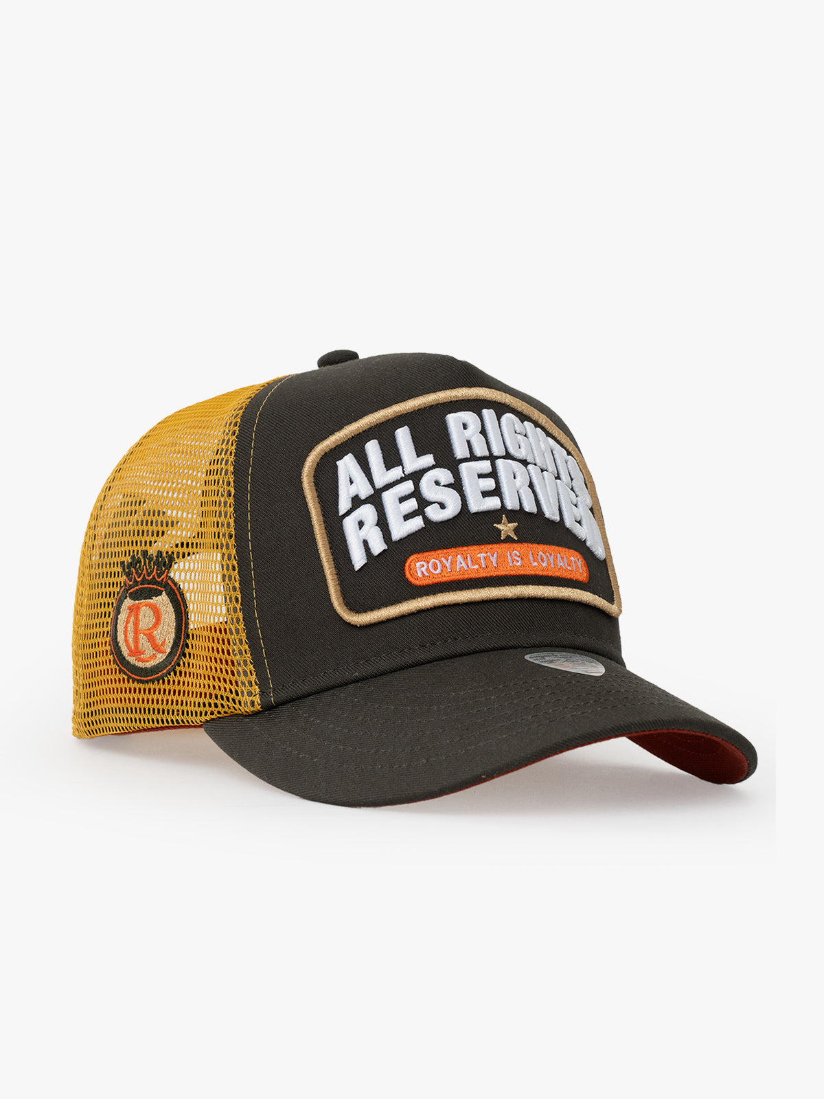 Trucker Hat - Curved Visor - Urban Collection - All Rights Reserved - Haki