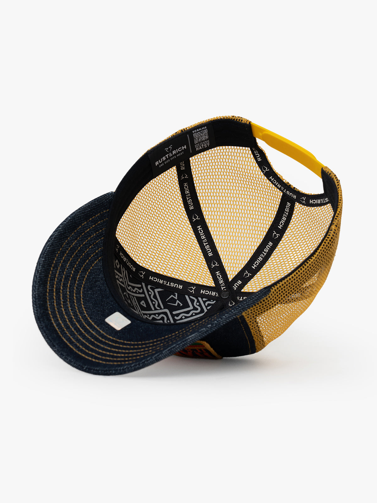 Trucker Hat - Curved Visor - Urban Collection - Hands Off - Denim