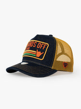 Trucker Hat - Curved Visor - Urban Collection - Hands Off - Denim
