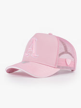 Trucker Hat - Personalization One Letter - Pink
