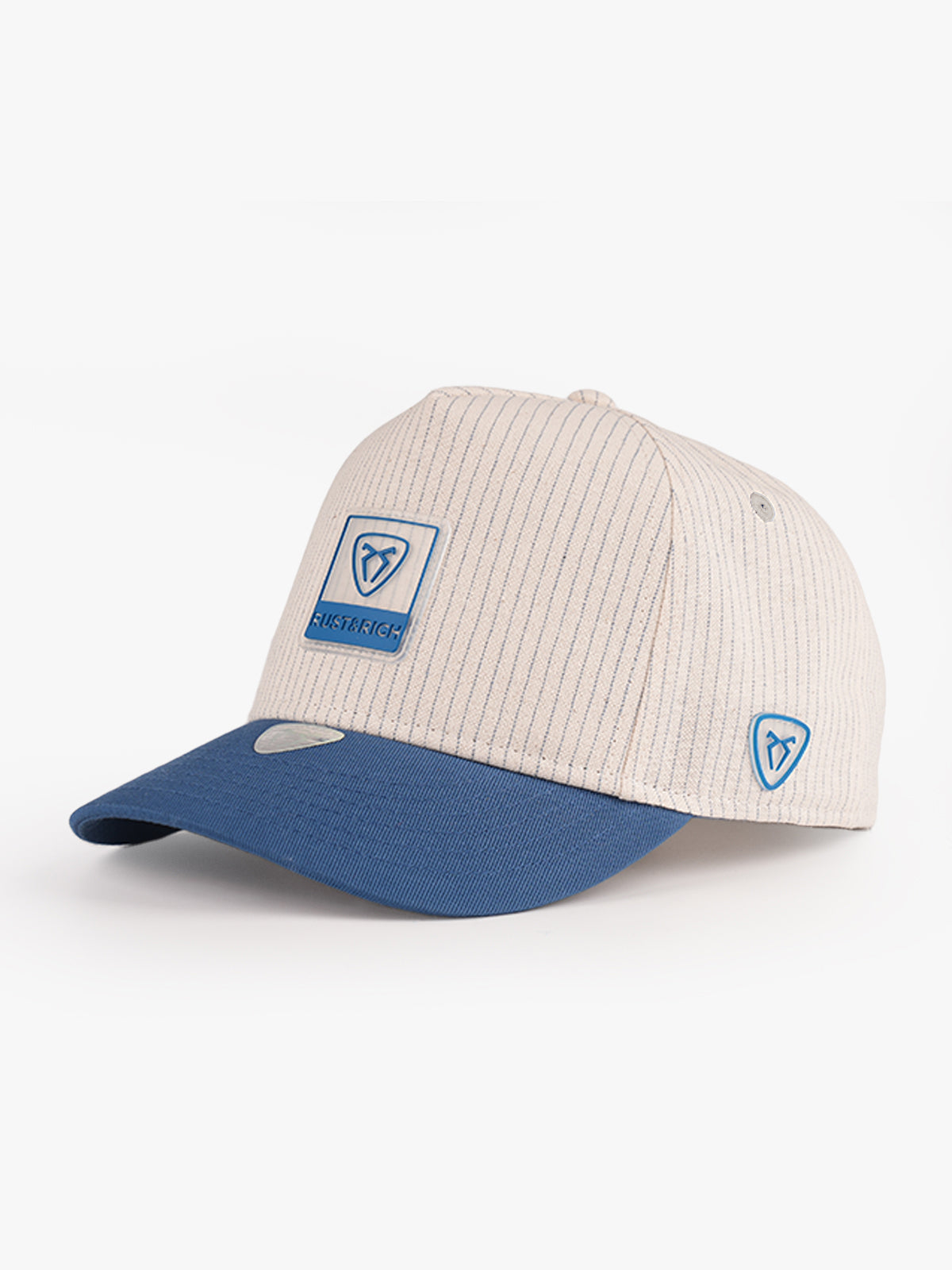 Trucker Hat - Curved Visor - Urban Collection - Contrast - Beige/Blue