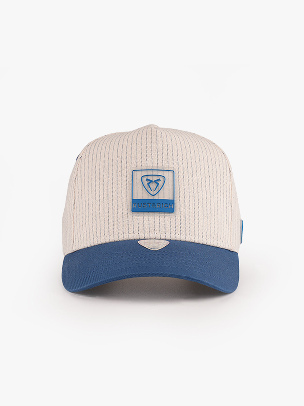 Trucker Hat - Curved Visor - Urban Collection - Contrast - Beige/Blue