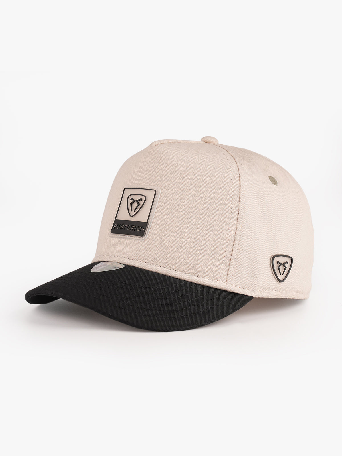Trucker Hat - Curved Visor - Urban Collection - Contrast - Beige/Black