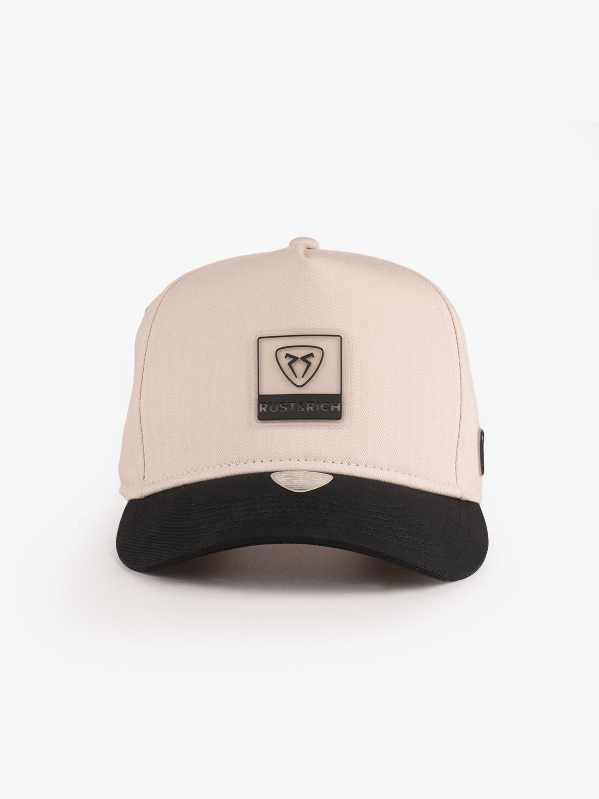 Trucker Hat - Curved Visor - Urban Collection - Contrast - Beige/Black