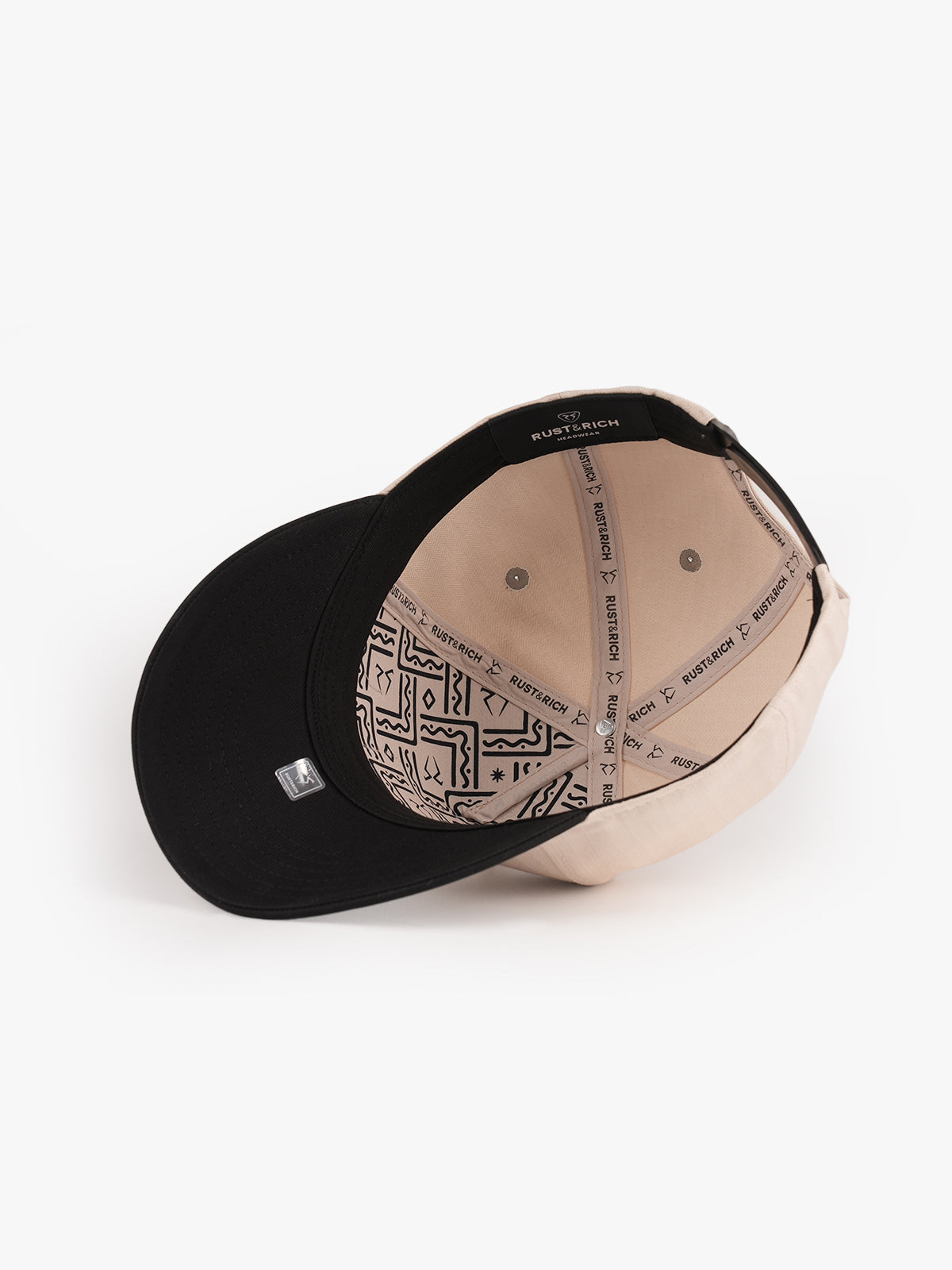 Trucker Hat - Curved Visor - Urban Collection - Contrast - Beige/Black