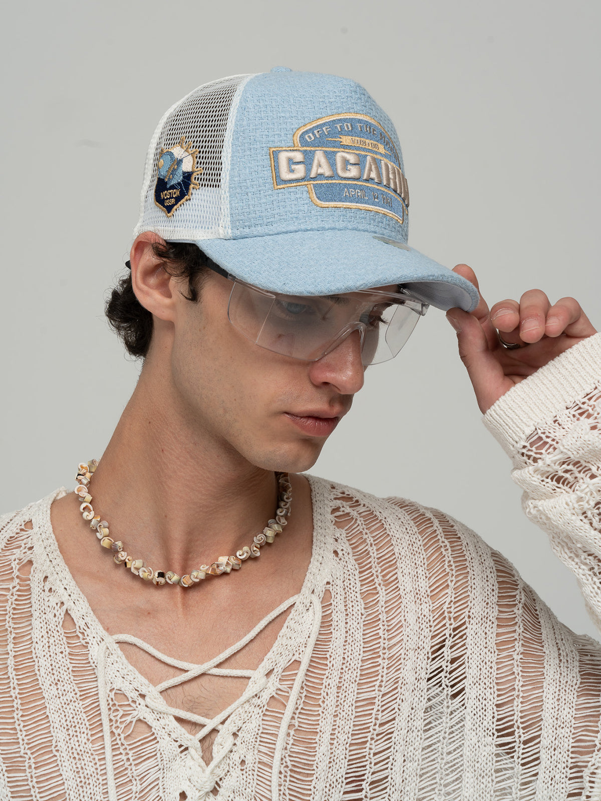 Trucker Hat - Curved Visor - Urban Collection - Gagarin - Mavi