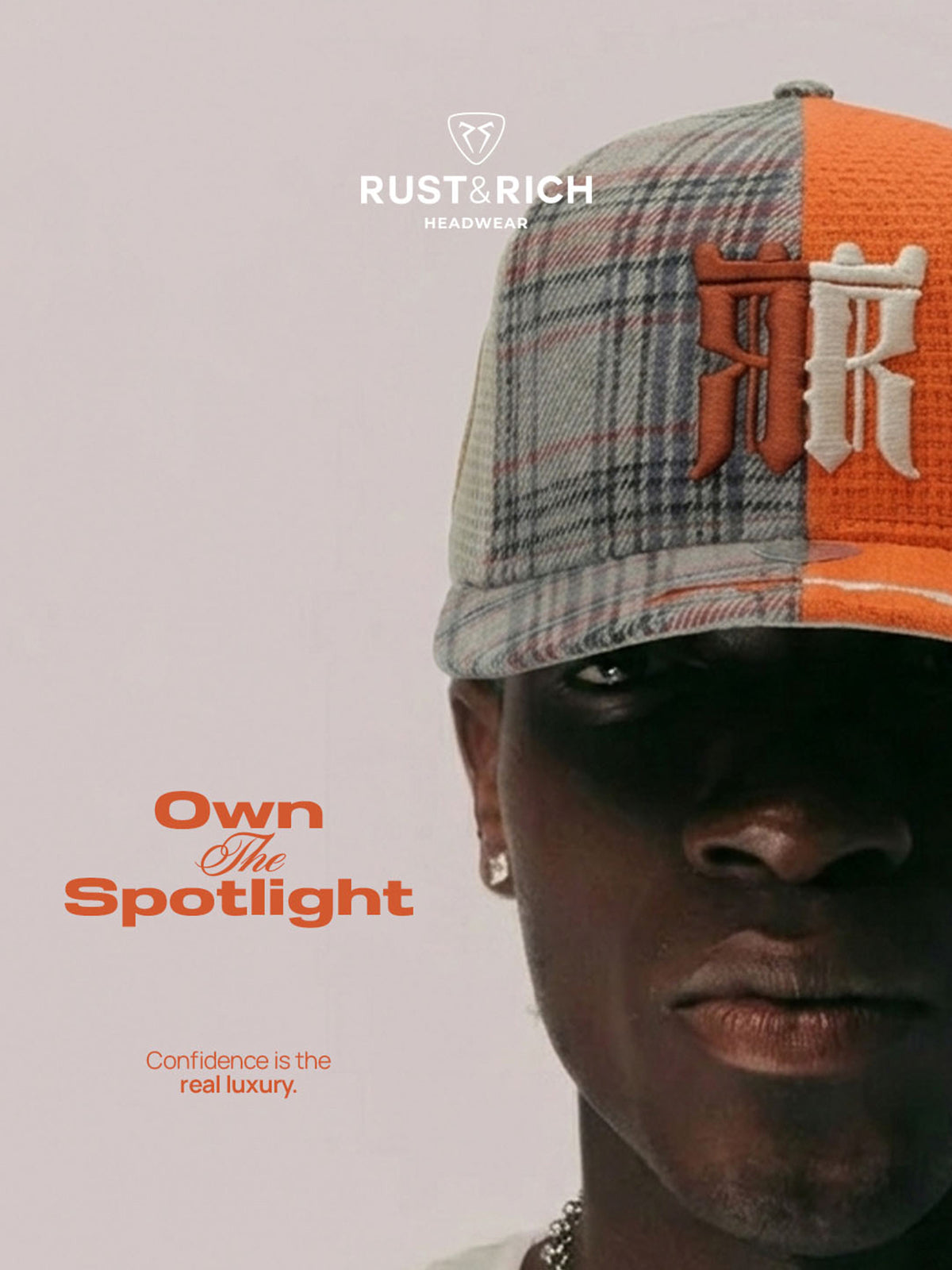 Snapback Hat - Dual Balance - Orange