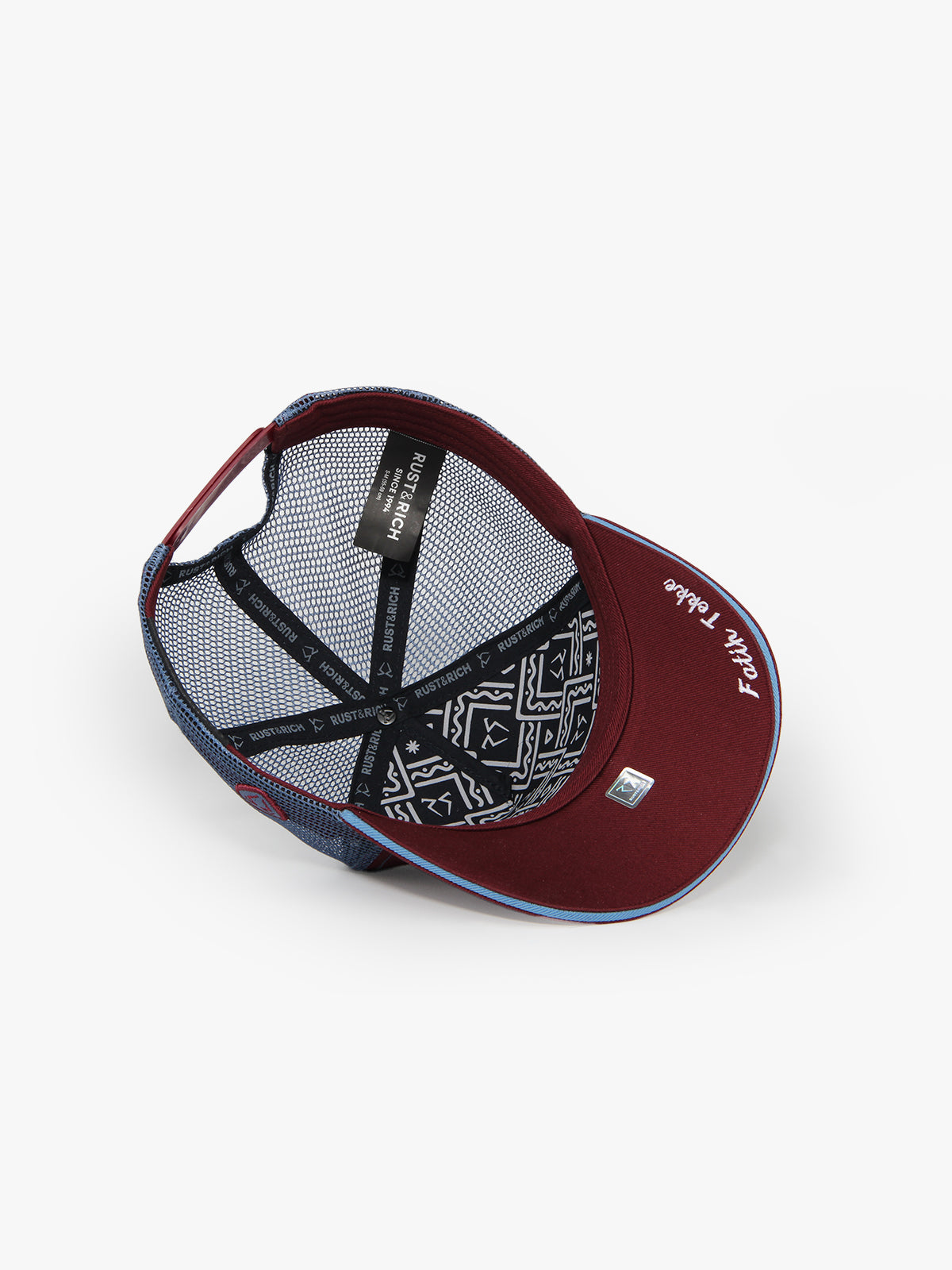 Trucker Hat - Name Collection - Custom Made - Bordo/Mavi