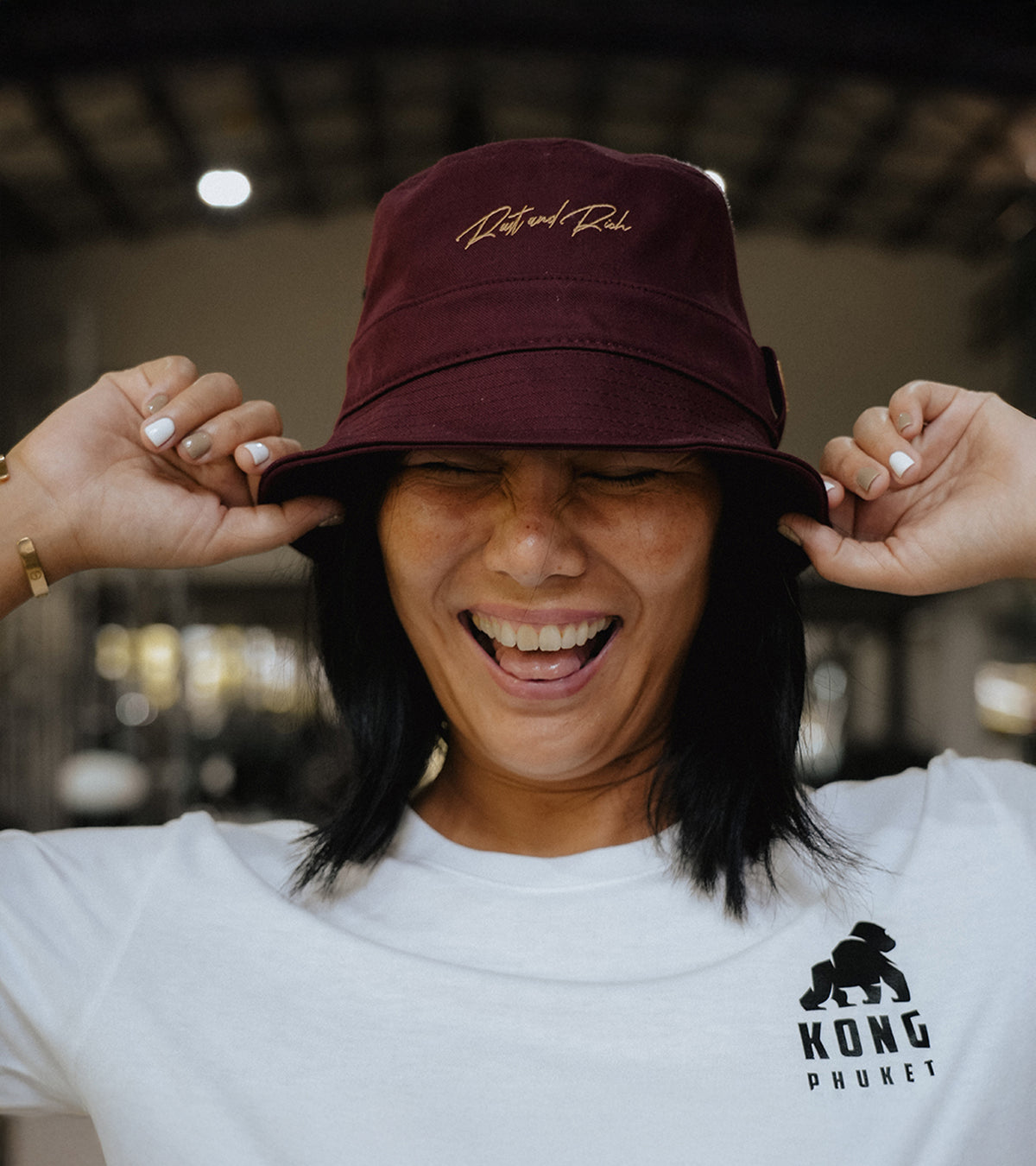 Bucket Şapka - Basic - Bordo