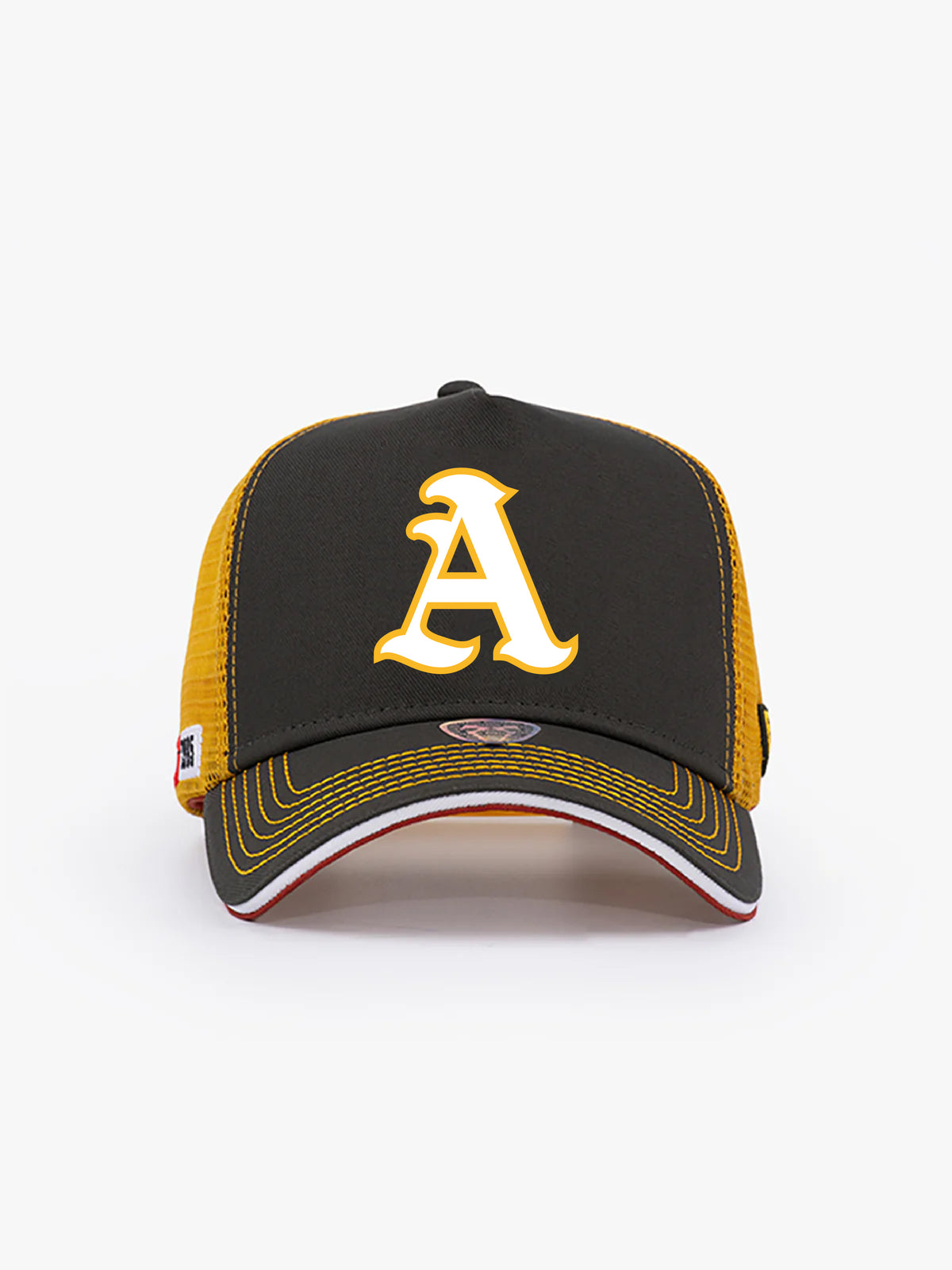 Trucker Hat - Name Collection - Custom Made - Haki/Sarı