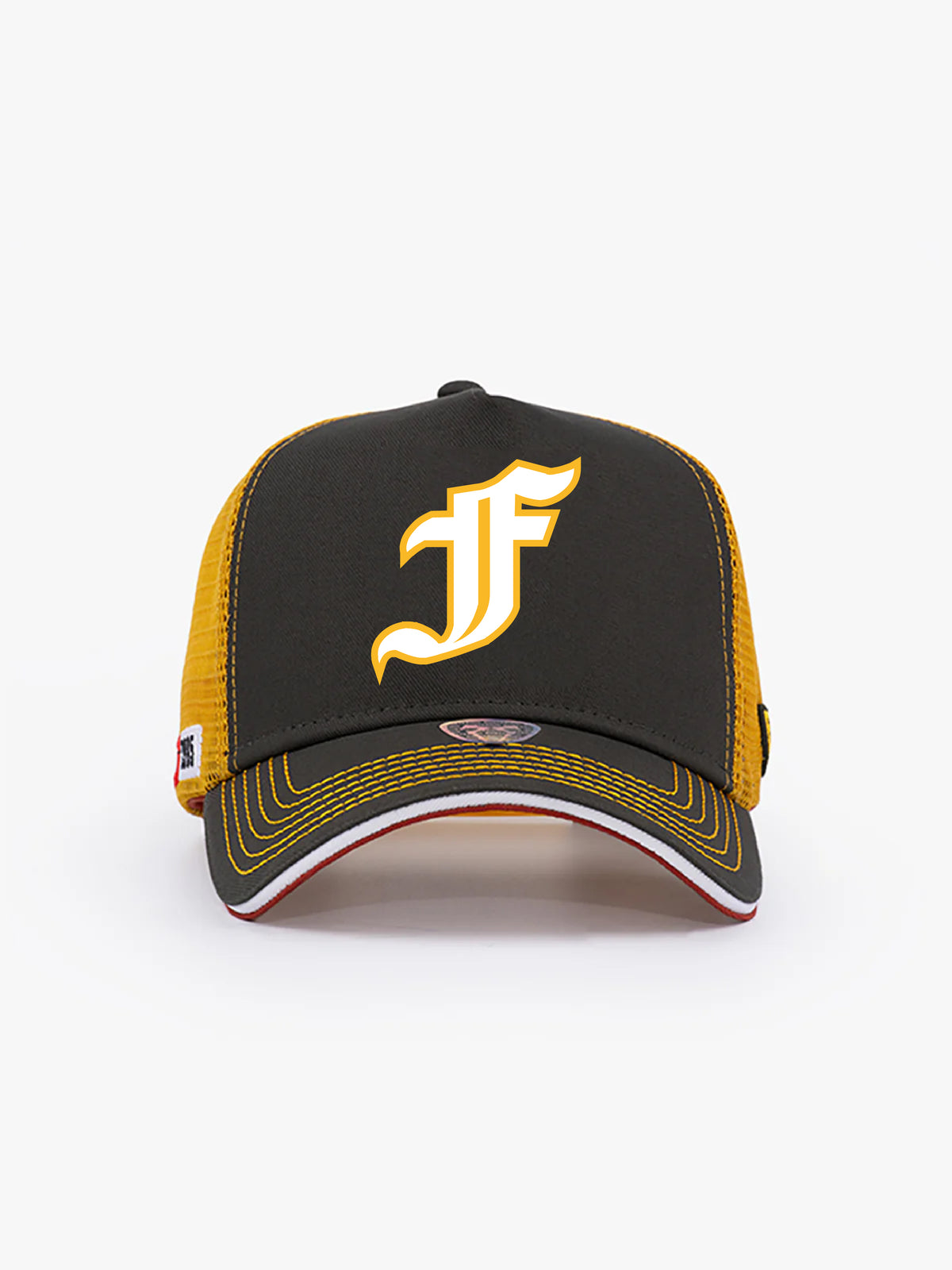 Trucker Hat - Name Collection - Custom Made - Haki/Sarı