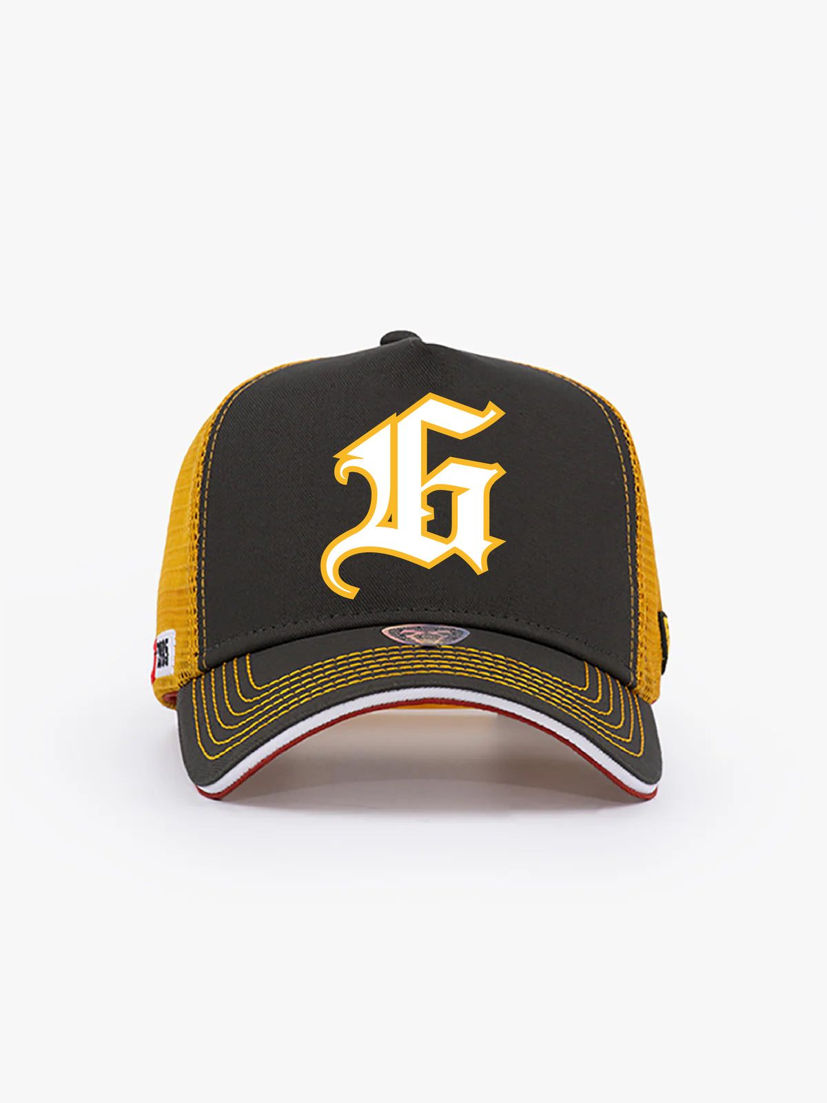Trucker Hat - Name Collection - Custom Made - Haki/Sarı